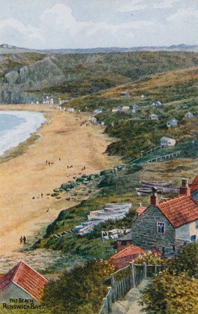 The Beach, Runswick Bay by Alfred Robert Quinton